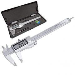 Electronic Digital Vernier Caliper, LOUISWARE Stainless Steel Caliper 150mm/0-6 inch Measuring Tools with Extra-Large LCD Screen, inch/Metric Conversion