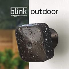 Blink Outdoor - wireless, weather-resistant HD security camera, two-year battery life, motion detection, set up in minutes – 3 camera kit