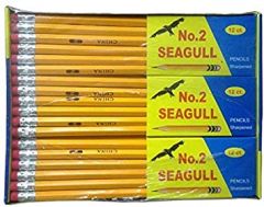 Pencils Pre-sharpened No. 2 144/box 12 Boxes of 12 New Improved Eraser