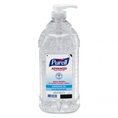 PURELL Advanced Hand Sanitizer Refreshing Gel, Clean Scent, 2-Liter Pump Bottle (Pack of 1) – 9625-04