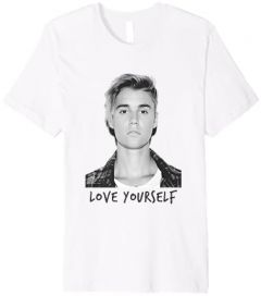 Justine Bieber Red Cover Premium T-Shirt