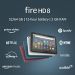 Fire HD 8 tablet, 8" HD display, 32 GB, latest model (2020 release), designed for portable entertainment, Black