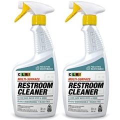 CLR PRO Industrial Multi-Purpose Restroom Cleaner, 32 Ounce Spray Bottle (Pack of 2)
