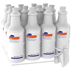 Diversey Crew 95325322 Foaming Acid Restroom Cleaner, 12 x 32 oz./946 mL Spray Bottles (Pack of 12)