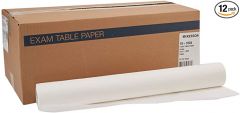 McKesson Exam Table Paper Crepe 21 Inches by 125 Feet White 18-1004, (Case of 12)