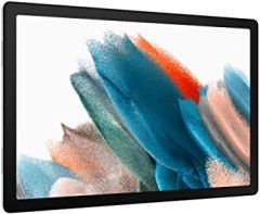 Samsung Galaxy Tab A8 Android Tablet, 10.5” LCD Screen, 32GB Storage, Long-Lasting Battery, Kids Content, Smart Switch, Expandable Memory, Silver, Amazon Exclusive