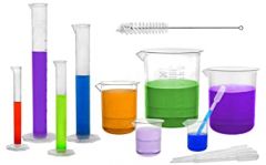 Ultimate Plastics Kit - 15 Piece Science Lab Set - Includes 5 Polypropylene Beakers, 4 Polypropylene Measuring Cylinders, 5 Disposable LDPE Pipettes & Nylon Cleaning Brush - Eisco Labs
