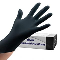 100 PCS Nitrile Gloves, 4 mil Medium Nitrile Gloves,Disposable Non Latex Gloves Use for Food Prep Industry, Scientific Experiment, Household Cleaning, Car repair, Pet Nursing