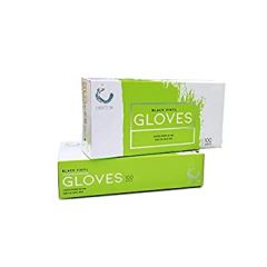Colortrak Disposable Powder Free Vinyl Gloves (200 Pack) Single-Use, Latex-Free